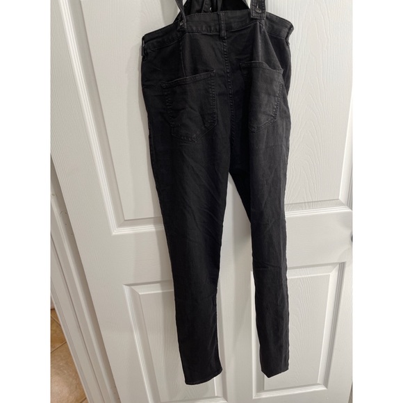 Divided H&M black jean overalls - Picture 4 of 8